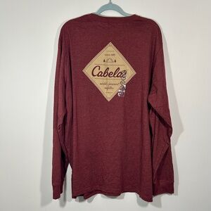 NWT Cabela's Long Sleeve Tshirt Size 3XL